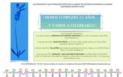 ACTIVIDADES DEL 25 ANIVERSARIO DE LA UED ALHUCEMA