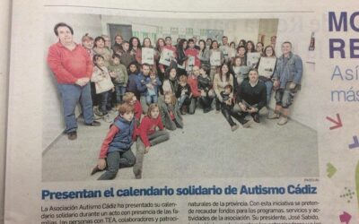 Presentación del calendario 2017 de Autismo Cádiz