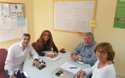 Reunión de revisión y trabajo dentro del Convenio de Colaboración entre el Distrito de Atención Primaria Bahía de Cádiz La Janda.