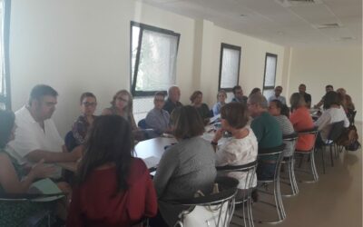 Reunion de la delegacion de servicios Sociales de Jerez para la programacion de los actos en Noviembre por el dia mundial de la disCAPACIDAD.