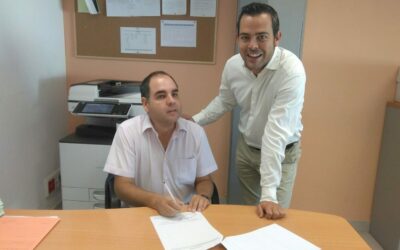 Firma de la conversión de contrato temporal en INDEFINIDO de Luis Manuel Ríos Tenllado