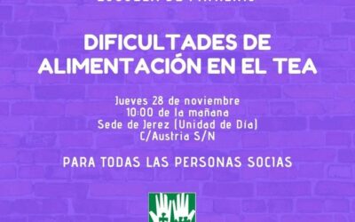 Escuela de familias: Dificultades en al alimentación en el TEA