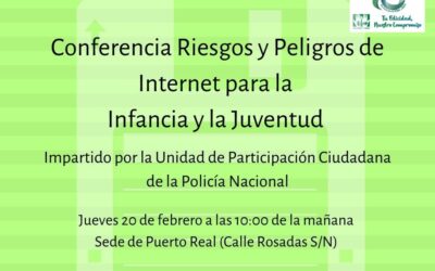 Escuelas de familias: «Riesgos y Peligros de Internet en la Infancia y en la Juventud» (PUERTO REAL)
