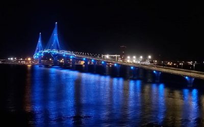 Iluminación del Puente de la Constitución de Cádiz