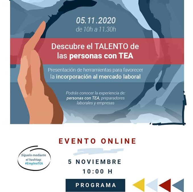 Evento online Descubre el talento de las personas con TEA