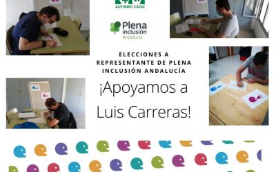 Candidatura de Luis Carreras a las elecciones como Representante de Plena Inclusión Andalucia