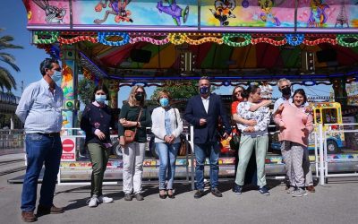 Recorrido en la zona de atracciones de Jerez