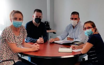 Reunión  con el orientador de la delegación provincial