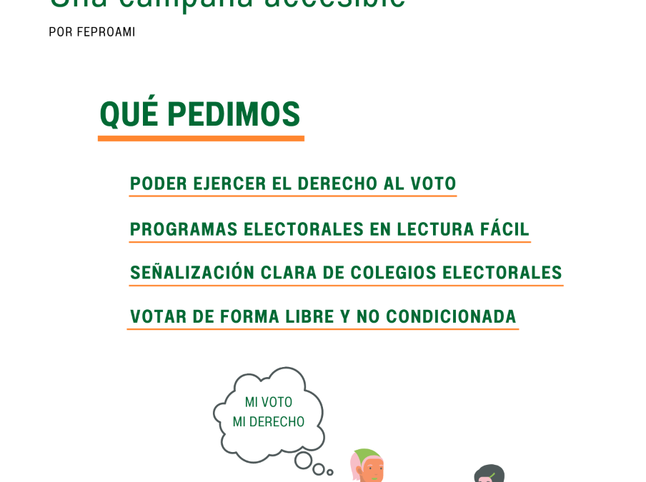 Para una campaña más accesible