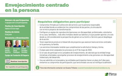 PILOTAJE SOBRE ENVEJECIMIENTO Y DISCAPACIDAD