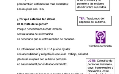 Manifiesto del 8M del grupo de Autogestores y Autogestoras de Autismo Cádiz