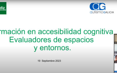 Autismo Cádiz imparte a través de Cádiz Accesible una formación específica sobre accesibilidad cognitiva para Autismo Galicia