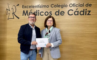 El Colegio Oficial de Médicos hace entrega del importe de las cuotas de inscripción de un taller sobre Rabietas