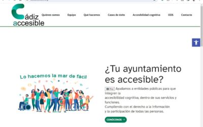 La consultora de accesibilidad cognitiva Cádiz Accesible estrena web