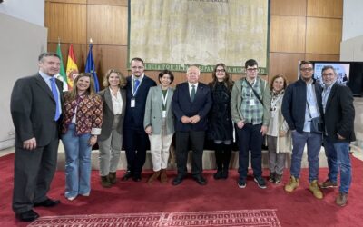 Una representación de Autismo Cádiz acude al acto institucional del Parlamento de Andalucía con motivo del Día Mundial del Autismo