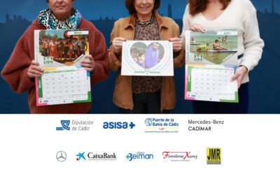 Una vez más con la colaboración de la Diputación de Cádiz se presenta el calendario solidario de Autismo Cádiz 2025