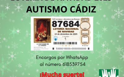 Lotería de Navidad 2025 Autismo Cádiz